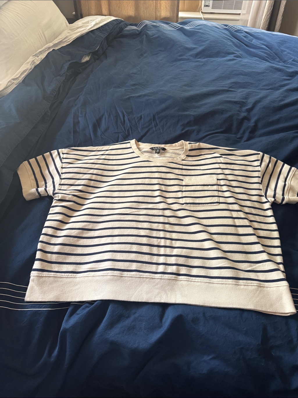 Lauren Ralph Lauren Striped Crop Top